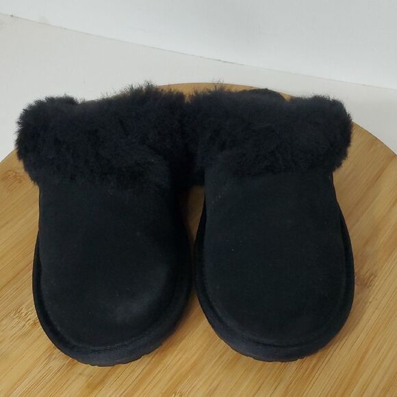 Koolaburra bu UGG Women's Milo Slipper Black Size 6 NWOT - Picture 3 of 8